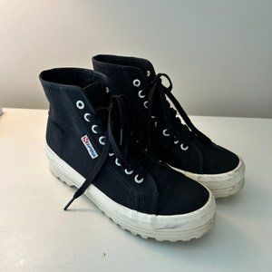 Superga Alpina Platform High-Top Sneakers